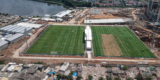 Penampakan Lapangan Latih Jakarta International Stadium Usai Diresmikan