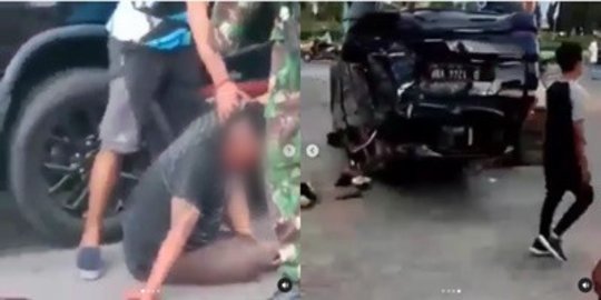 Tabrak Lari & Terobos Barikade,Pengemudi Fortuner Diberi Anggota TNI 'Salam Olahraga'