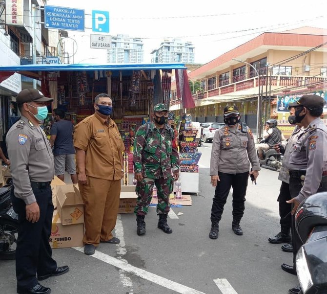 antisipasi perayaan tahun baru 2021 polsek medan baru lakukan langkah ini