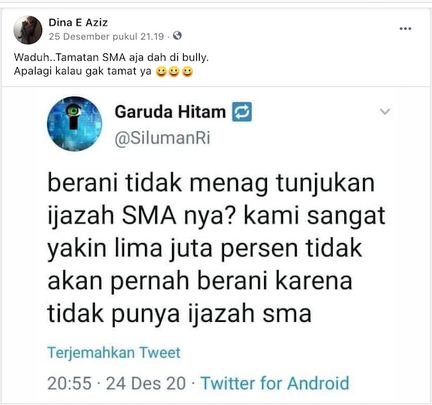 hoaks menteri agama yaqut cholil tidak lulus sma