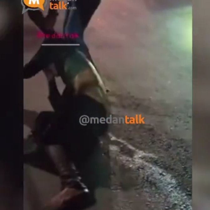 kepergok warga maling motor nasib dua pria di medan ini apes