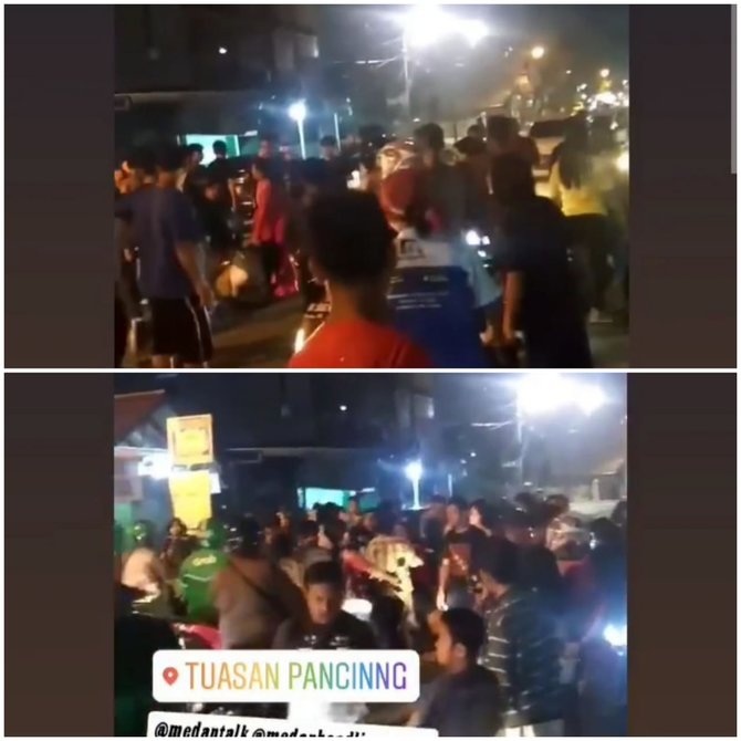 kepergok warga maling motor nasib dua pria di medan ini apes