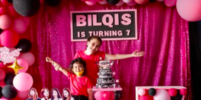 Bertema Blackpink, Intip Potret Ulang Tahun Putri Ayu Ting Ting yang ke-7