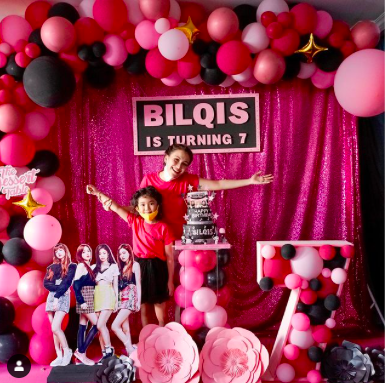 bertema blackpink intip potret ulang tahun putri ayu ting ting yang ke 7 tahun