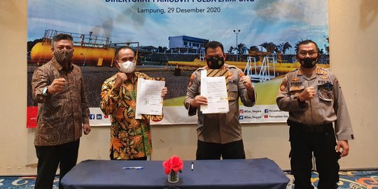 Jaga Pengamanan Obvitnas Lampung, PGN Kerja Sama dengan Polda Lampung