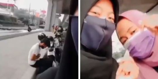 Tak Mau Tinggalkan Ibadah, Pria Ini Salat di Bawah Jembatan Saat Berteduh dari Hujan