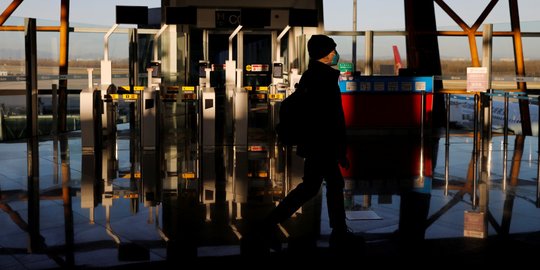 Jelang Tahun Baru, Bandara Internasional Beijing Sepi Saat Terdeteksi Kasus Baru