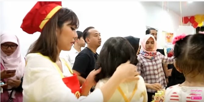 gisel saat di medan tahun 2017