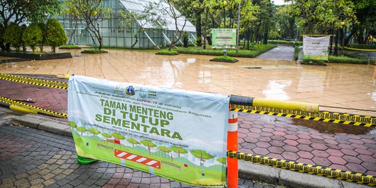 Cegah Covid-19, Taman dan Hutan Kota di Jakarta Ditutup