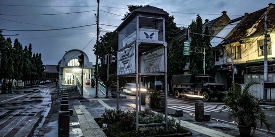 Sepinya Malam Tahun Baru di Kota Tua