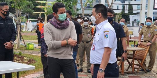 Menteri Sandi Temui Wagub DKI di Thamrin 10 Bahas Pariwisata Kreatif