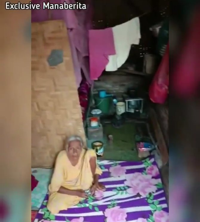 ditipu pakai uang mainan oleh orang tak dikenal nenek ini nangis di trotoar