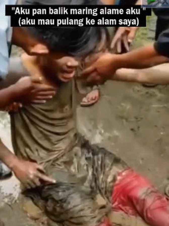 viral video pemuda nekat kubur diri sendiri