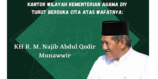Pengasuh Ponpes Al-Munawwir Krapyak Kiai Najib Abdul Qodir Tutup Usia