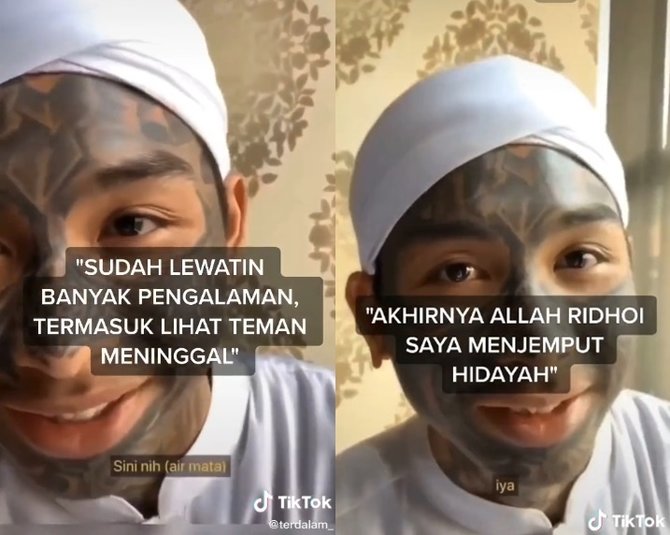 kisah remaja tatoan sekujur tubuh mantap hijrah