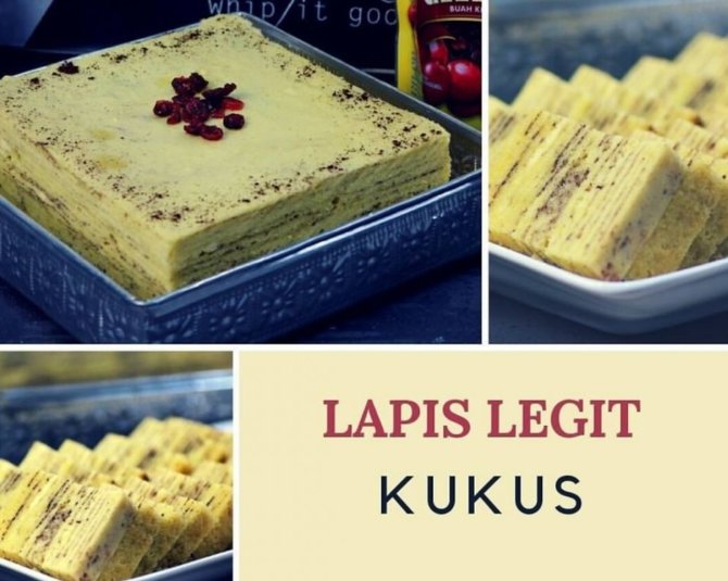 resep kue basah lapis legit lembut ala rumahan