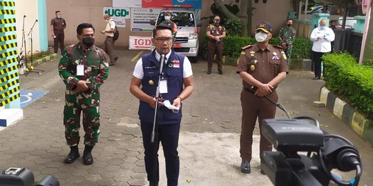 Ridwan Kamil: Depok & Karawang Siaga 1, Keterisian Ruang Isolasi Sudah Darurat