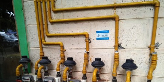 bangun 673000 jaringan gas rumah tangga per akhir 2020