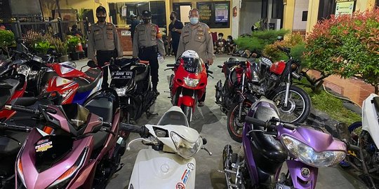 32 Motor yang Ingin Balap Liar di Jalan Antasari Diciduk Polisi
