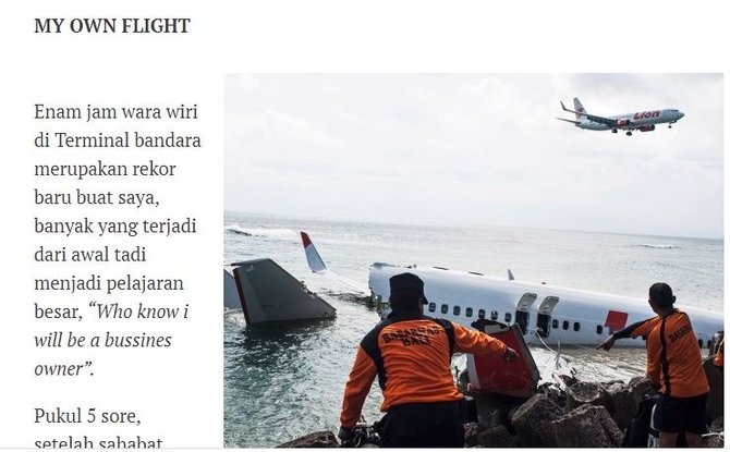 hoaks foto foto setelah kecelakaan sriwijaya air sj182