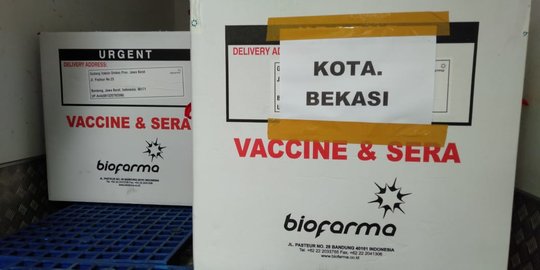 14.060 Dosis sudah Tiba, Vaksinasi akan Disebar di 120 Titik Kota Bekasi
