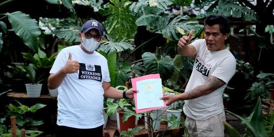 Seorang Warga Garut Barter Rumah Seharga Rp500 Juta dengan Tanaman Hias