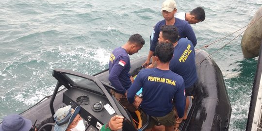 Ini Potret Tim Penyelam TNI AL yang Temukan Black Box Sriwijaya Air