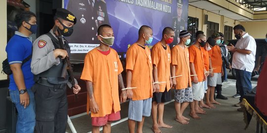 Jual Narkoba, Pimpinan Geng Motor di Tasikmalaya Ditangkap Polisi