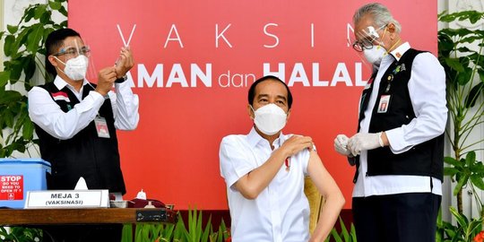 Jokowi Harap Seluruh Masyarakat Mau Divaksinasi Covid-19