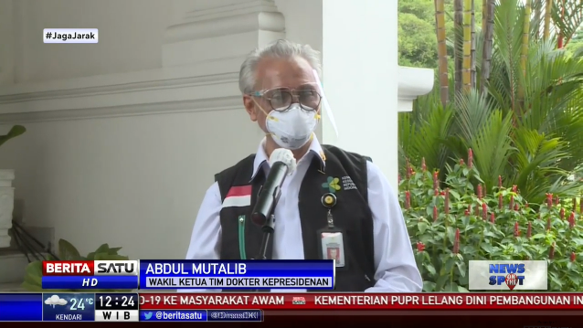 tangan gemetar dokter saat suntik jokowi