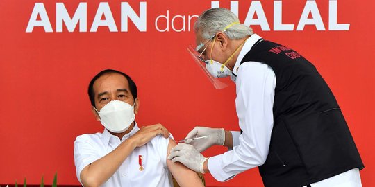 CEK FAKTA: Tidak Benar Presiden Jokowi Disuntik Vitamin B