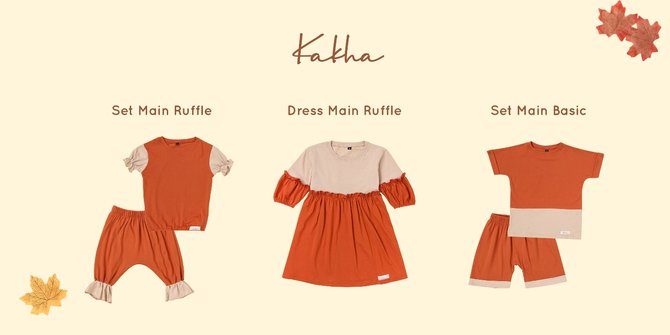 kakha series produk fashion lokal untuk anak yang selalu aktif bermain