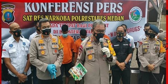 Polrestabes Medan Ungkap Jaringan Narkoba Medan-Aceh-Jawa, Ini Faktanya