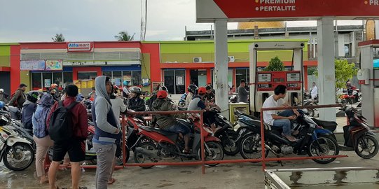 Dampak Gempa, Pembelian BBM di SPBU Simbuang Mamuju Dibatasi