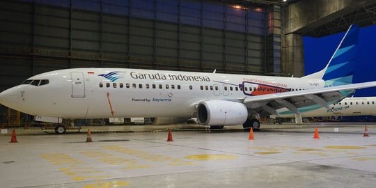 Garuda Indonesia Dukung Vaksinasi Virus Corona Lewat Badan Pesawat