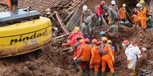 Update 16 Januari Pagi, Ini Identitas 25 Orang Tewas Akibat Longsor Sumedang