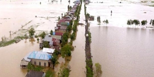 Lebih dari 3.000 Rumah Terendam Banjir di Kabupaten Balangan Kalsel