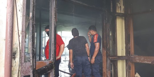 Asrama Putra Universitas Sumatera Utara Terbakar, 2 Gelandangan Diamankan