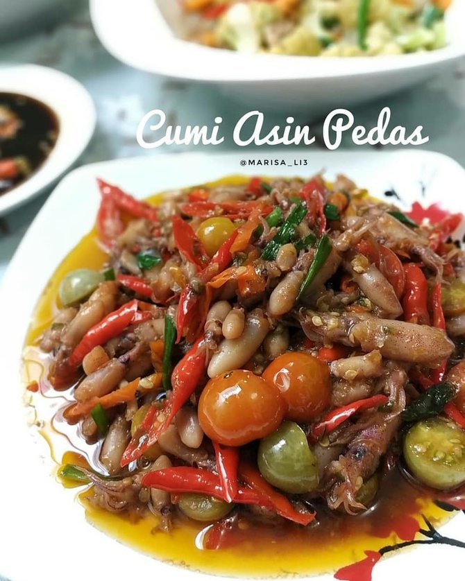 cara memasak cumi hitam