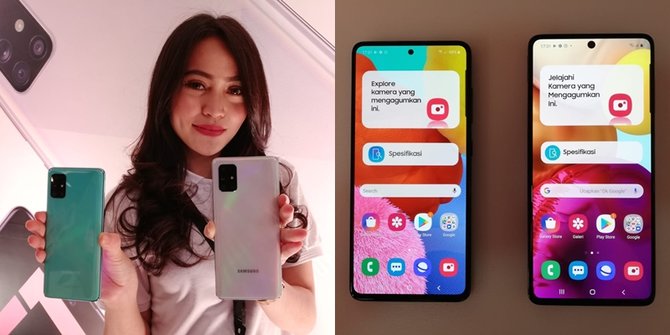 samsung galaxy a51 dan galaxy a71