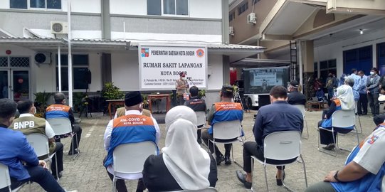 Rumah Sakit Lapangan Pasien Covid-19 di Bogor Beroperasi, Kapasitas 56 Tempat Tidur