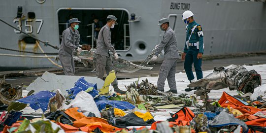 KNKT Ungkap Laporan Awal Investigasi Kecelakaan Sriwijaya Air SJ-182 Bulan Depan