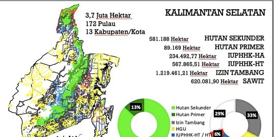 Jatam: 1,2 Juta Hektare Luas Kalsel Beralih Fungsi Jadi Tambang, Hutannya Gundul