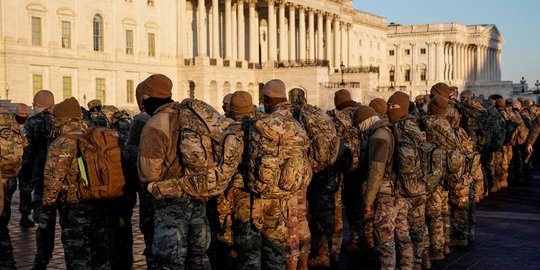 Terindikasi Membahayakan, 12 Tentara Garda Nasional Dikeluarkan dari Tugas Pelantikan