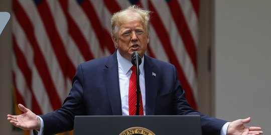 Sejumlah Saluran Televisi Utama As Boikot Pidato Perpisahan Trump Merdeka Com