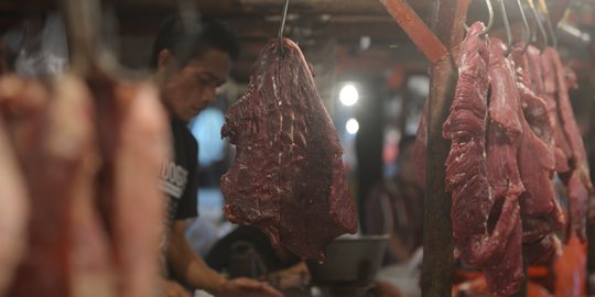 Pedagang Daging Sapi di Serang Mogok Massal