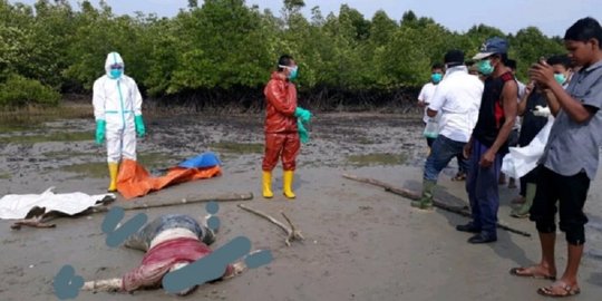 Mayat Warga Malaysia Tak Utuh Ditemukan Nelayan di Pantai Bengkalis