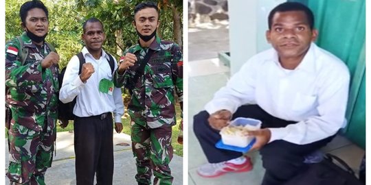 Ingat Yusuf Wonda Pria Berbekal Nasi Tahu saat Seleksi TNI, Ini Potret Pelantikannya