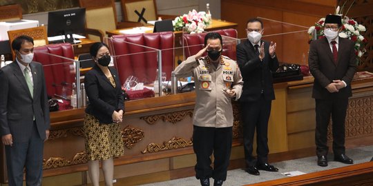 DPR Sahkan Pengangkatan Komjen Listyo Sigit Prabowo Jadi Kapolri