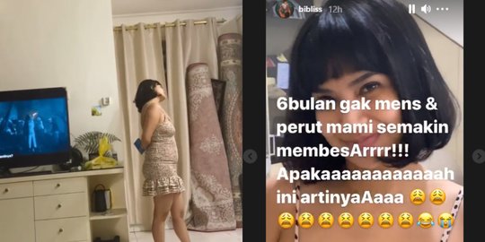 Bibi Curiga Vanessa Angel 6 Bulan Tak Menstruasi dan Pamer Testpack, Hamil Lagi?